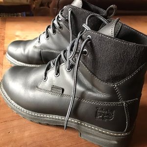 Timberland Pro Waterproof Black Leather 9.5 boots